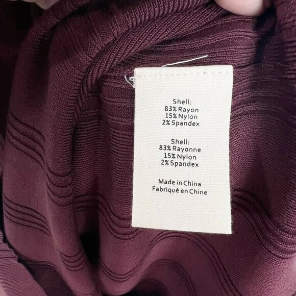 L'AGENCE Shelby Bodycon High Neck Dress in Marsala Size M - Picture 7 of 7